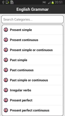 English Grammar android App screenshot 1